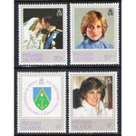 Pitcairn Islands 213-216 Princess Diana MNH VF