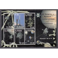 St Vincent 3641 Space Souvenir Sheet MNH VF