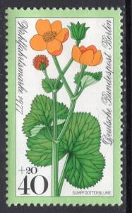 Germany Berlin 9NB138 Flower MNH VF