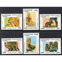 Cambodia 1558-1563 Animals MNH VF