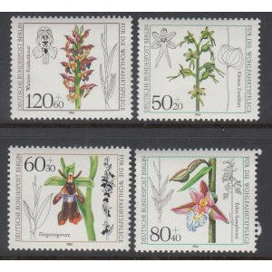 Germany Berlin 9NB216-9NB219 Flowers MNH VF