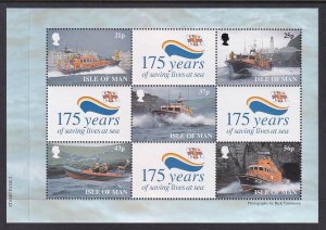 Isle of Man 820a Souvenir Sheet MNH VF