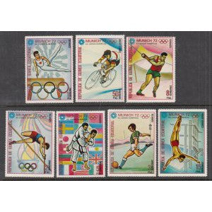 Equatorial Guinea 72117-72123 Summer Olympics MNH VF