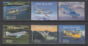 New Zealand 1714-1719 Airplanes MNH VF