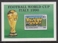 St Vincent 1241 Soccer Souvenir Sheet MNH VF