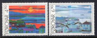 Faroe Islands 166-167 Paintings MNH VF