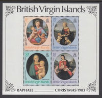 British Virgin Islands 461a Christmas Souvenir Sheet MNH VF