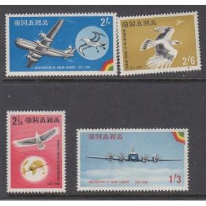 Ghana 32-35 Airplane MNH VF