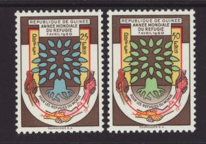 Guinea 194-195 Human Rights MNH VF