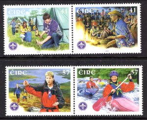 Ireland 1388-1391a Scouts MNH VF