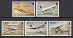 Jersey 418-422 Airplanes MNH VF