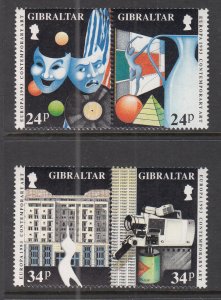 Gibraltar 626-629a Europa MNH VF