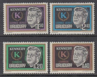 Uruguay 714-715,C269-C270 John F Kennedy MNH VF