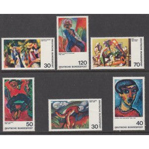 Germany 1135-1140 Paintings MNH VF