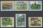 Liberia 1030-1035 Soccer MNH VF