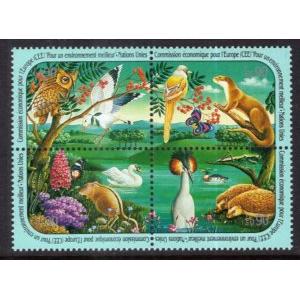 UN Geneva 198a Economic Animals MNH VF