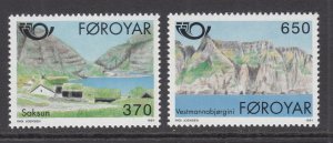 Faroe Islands 226-227 MNH VF