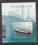 Slovenia 1049 Ship Souvenir Sheet MNH VF