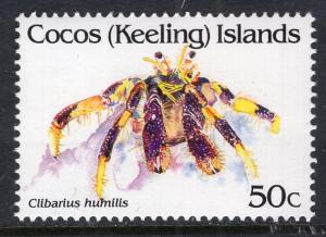 Cocos Keeling Islands 255 Crab MNH VF