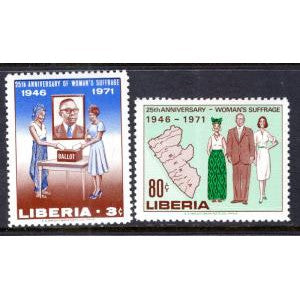 Liberia 555-556 MNH VF