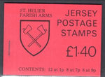 Jersey 138a,141a Booklet MNH VF