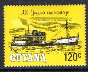 Guyana 663 Riverboat MNH VF