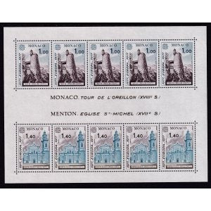 Monaco 1068a Europa Souvenir Sheet MNH VF