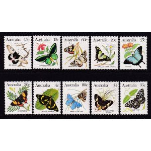 Australia 872-880 Butterflies MNH VF