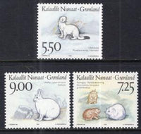 Greenland 270-272 Mammals MNH VF