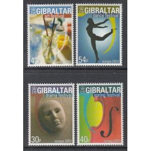 Gibraltar 928-931 MNH VF