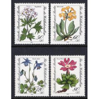 Germany Berlin 9NB204-9NB207 Flowers MNH VF