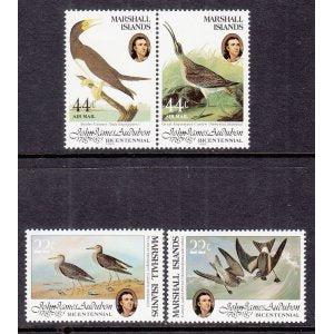 Marshall Islands 63-64,C1-C2 Birds MNH VF