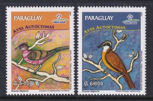 Paraguay 2865-2866 Birds MNH VF