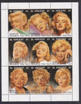 St Vincent 2055 Marilyn Monroe Souvenir Sheet MNH VF