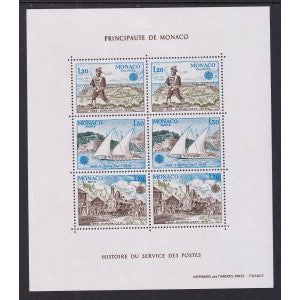 Monaco 1180a Europa Souvenir Sheet MNH VF