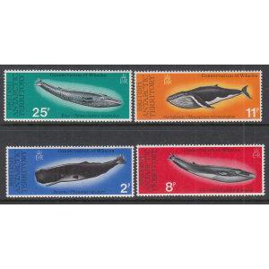 British Antarctic Territory 64-67 Whales MNH VF