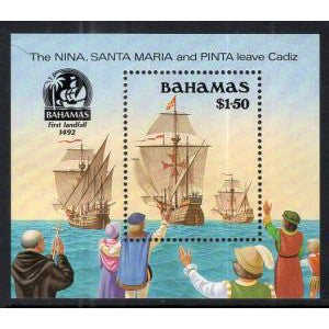 Bahamas 692 Sailing Ships Souvenir Sheet MNH VF