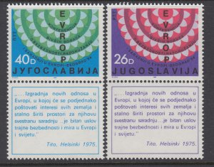 Yugoslavia 1700-1701 MNH VF