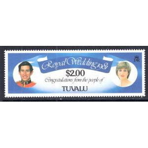 Tuvalu 162 Royal Wedding MNH VF