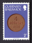 Guernsey 175 Coin on Stamp MNH VF