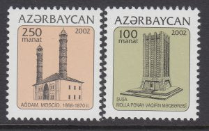 Azerbaijan 731-732 MNH VF