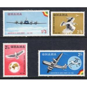Ghana 32-35 Airplanes MNH VF