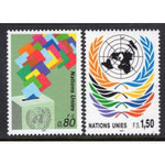 UN Geneva 201-202 MNH VF