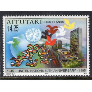 Aitutaki 512 United Nations MNH VF