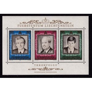 Liechtenstein 885 Souvenir Sheet MNH VF