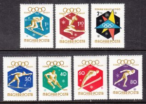 Hungary 1301-1306,B217 Winter Olympics MNH VF