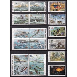 Marshall Islands 308-328 Anniversary WWII MNH VF