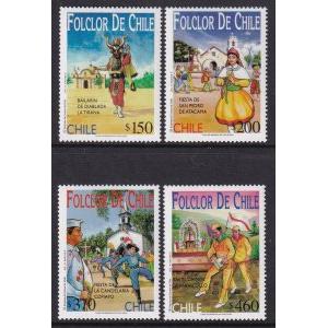 Chile 1333-1336 MNH VF