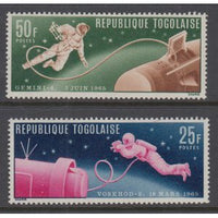 Togo 543-544 Space MNH VF