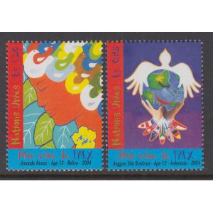 UN Geneva 429-430 MNH VF